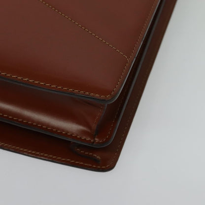 Loewe Anagram Business Leather, BROWN, LEATHER, Briefcase