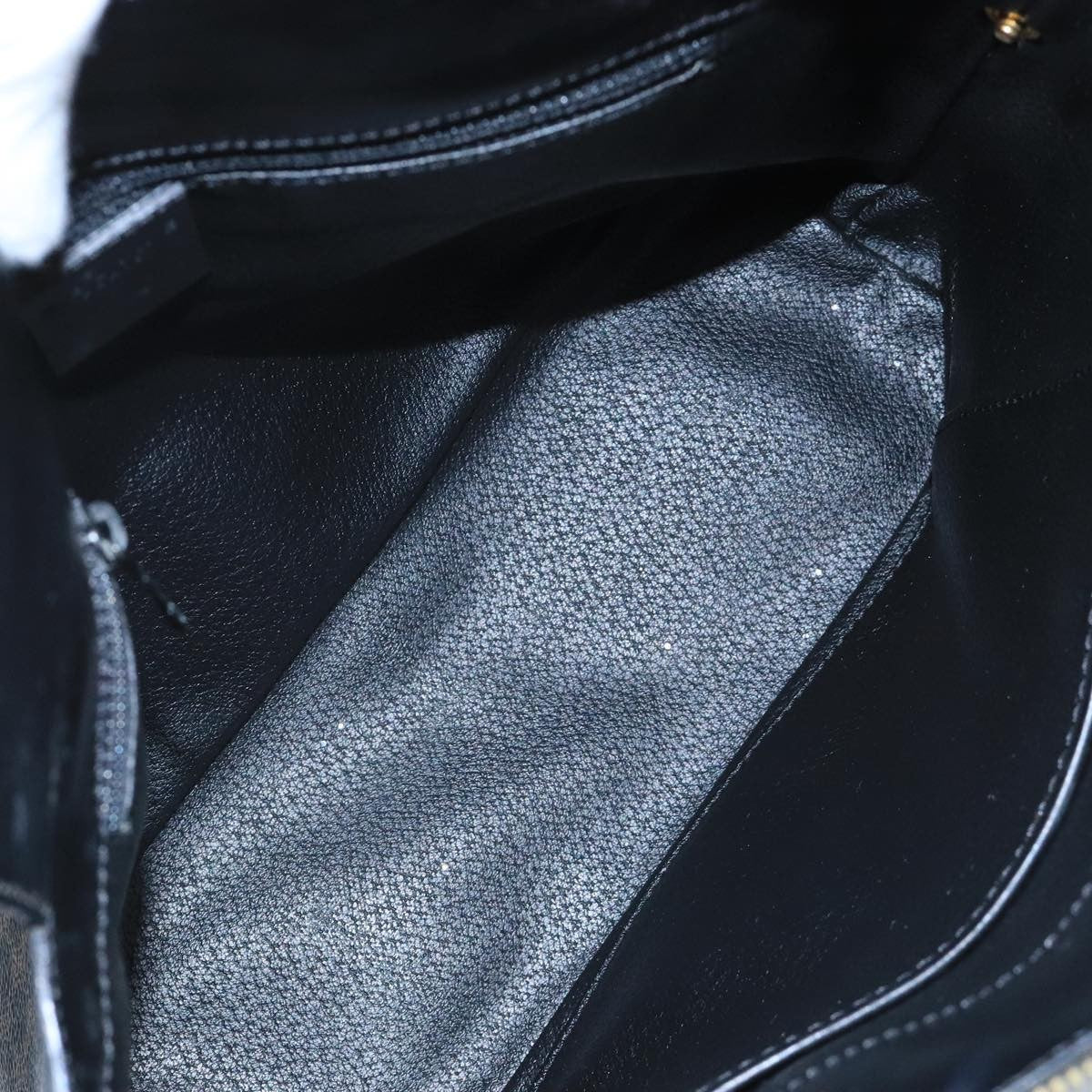 Celine C Macadam Handbag PVC Leather, Black, PVC, Handbag