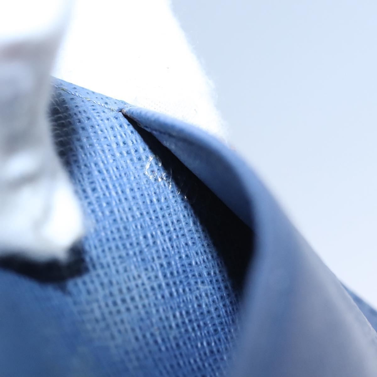 Louis Vuitton Agenda Cover Epi Leather, BLUE, LEATHER, Wallets