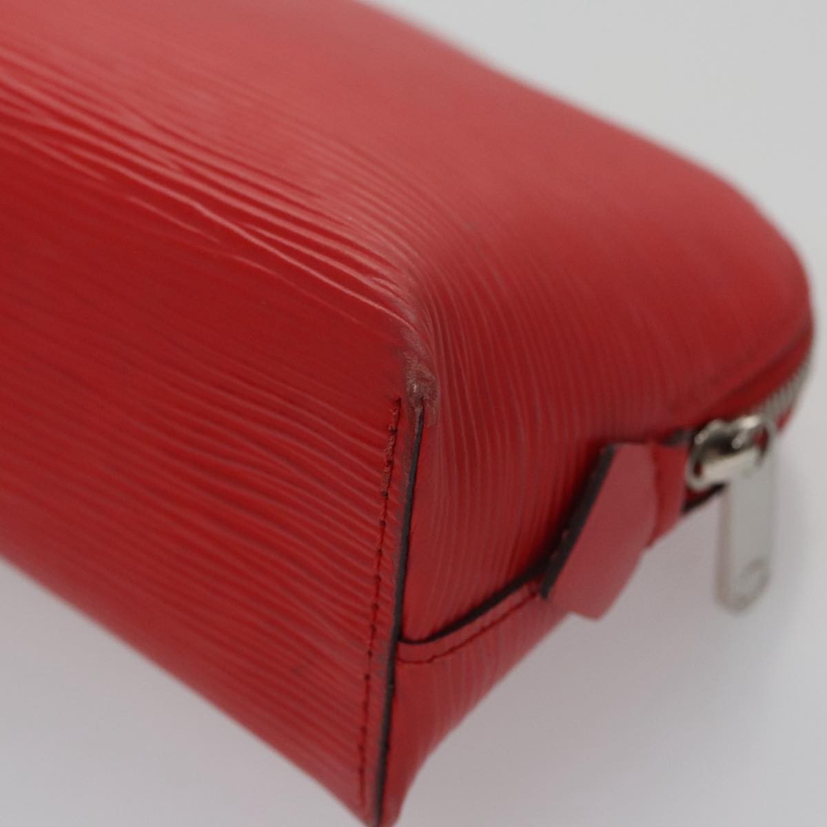 Louis Vuitton Cosmetic Pouch Epi Leather, RED, LEATHER, Clutche & pouche
