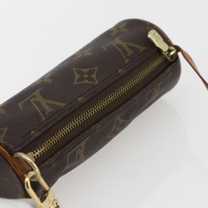 Louis Vuitton Papillon Pochette Monogram Canvas, BROWN, CANVAS, Clutche & pouche