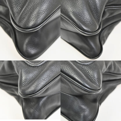 Bally Vintage Shoulder Bag Leather, BLACK, LEATHER, Shoulder bag