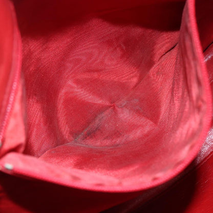Chanel Vintage Shopping Tote Quilted Lambskin, RED, LEATHER, Tote bag