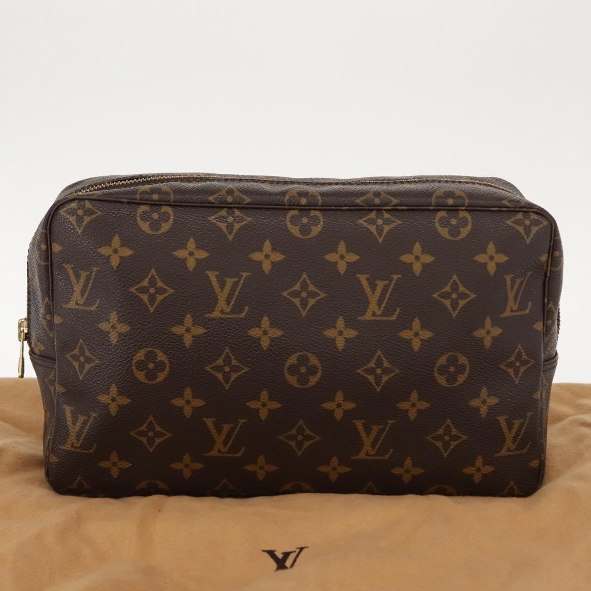 Louis Vuitton Trousse Toilette Monogram Canvas, BROWN, CANVAS, Clutche & pouche