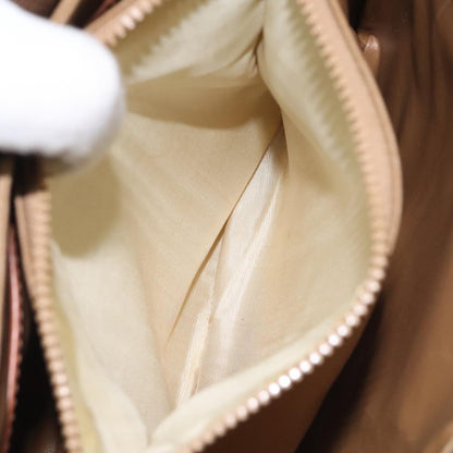 Celine Macadam Shoulder Bag Canvas, BROWN, CANVAS, Shoulder bag