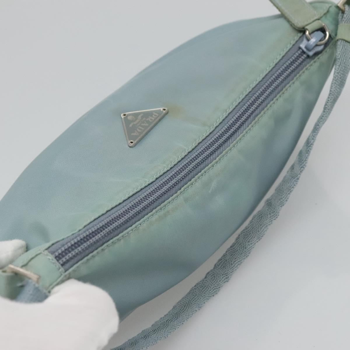 Prada Pochette Shoulder Bag Tessuto, BLUE, NYLON, Clutche & pouche