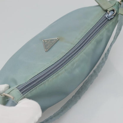 Prada Pochette Shoulder Bag Tessuto, BLUE, NYLON, Clutche & pouche