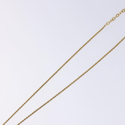 Christian Dior CD Round Pendant Necklace Metal, GOLD, METAL, Necklace