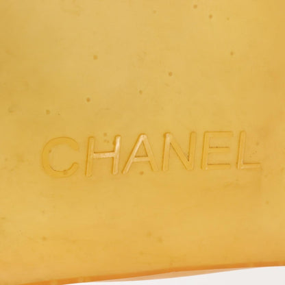 Chanel Jelly Tote Rubber, YELLOW, RUBBER, Tote bag