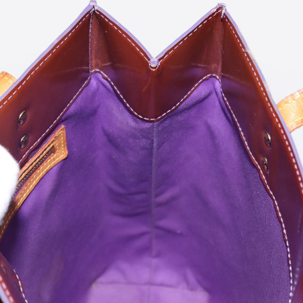 Louis Vuitton Reade Handbag Monogram Vernis, PURPLE, PATENT_LEATHER, Handbag