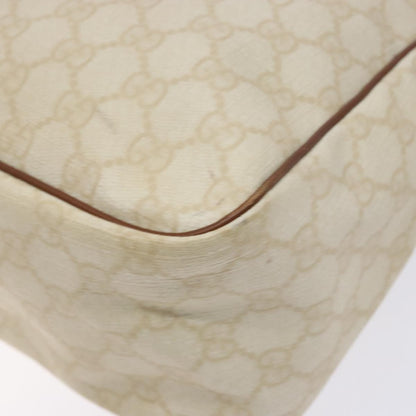 Gucci GG supreme handbag GG canvas, WHITE, PVC, Handbag