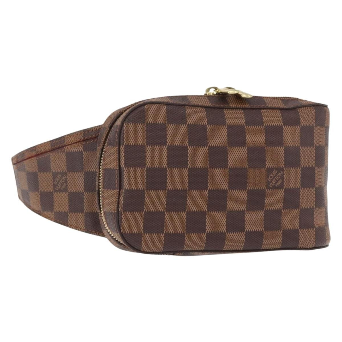 Louis Vuitton Geronimos Waist Bag Damier, BROWN, CANVAS, Shoulder bag