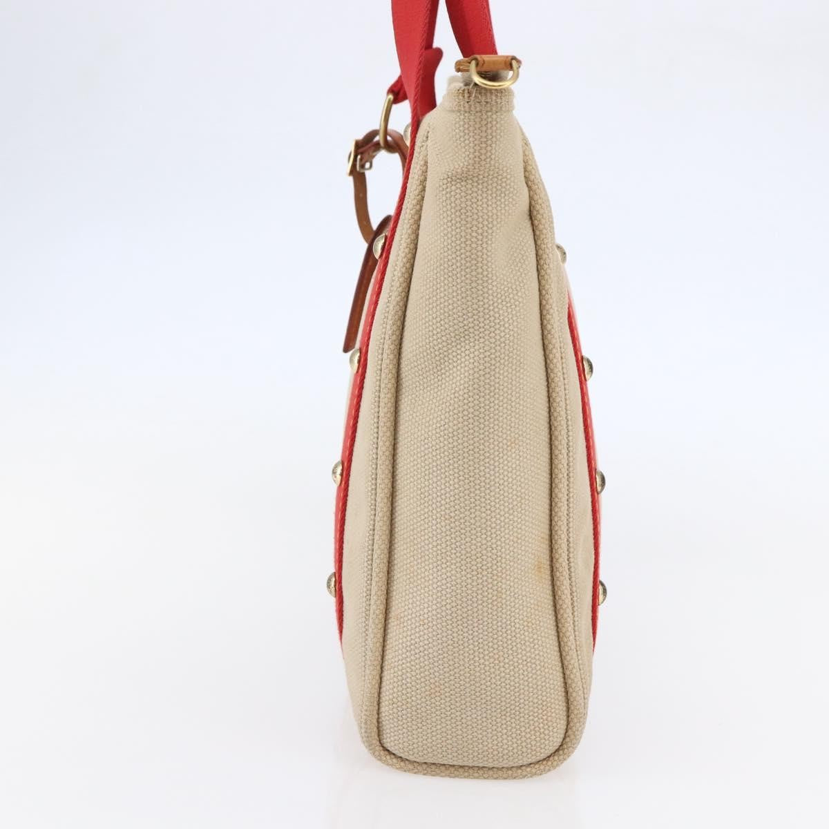 Louis Vuitton Antigua Tote Canvas, BEIGE, CANVAS, Tote bag