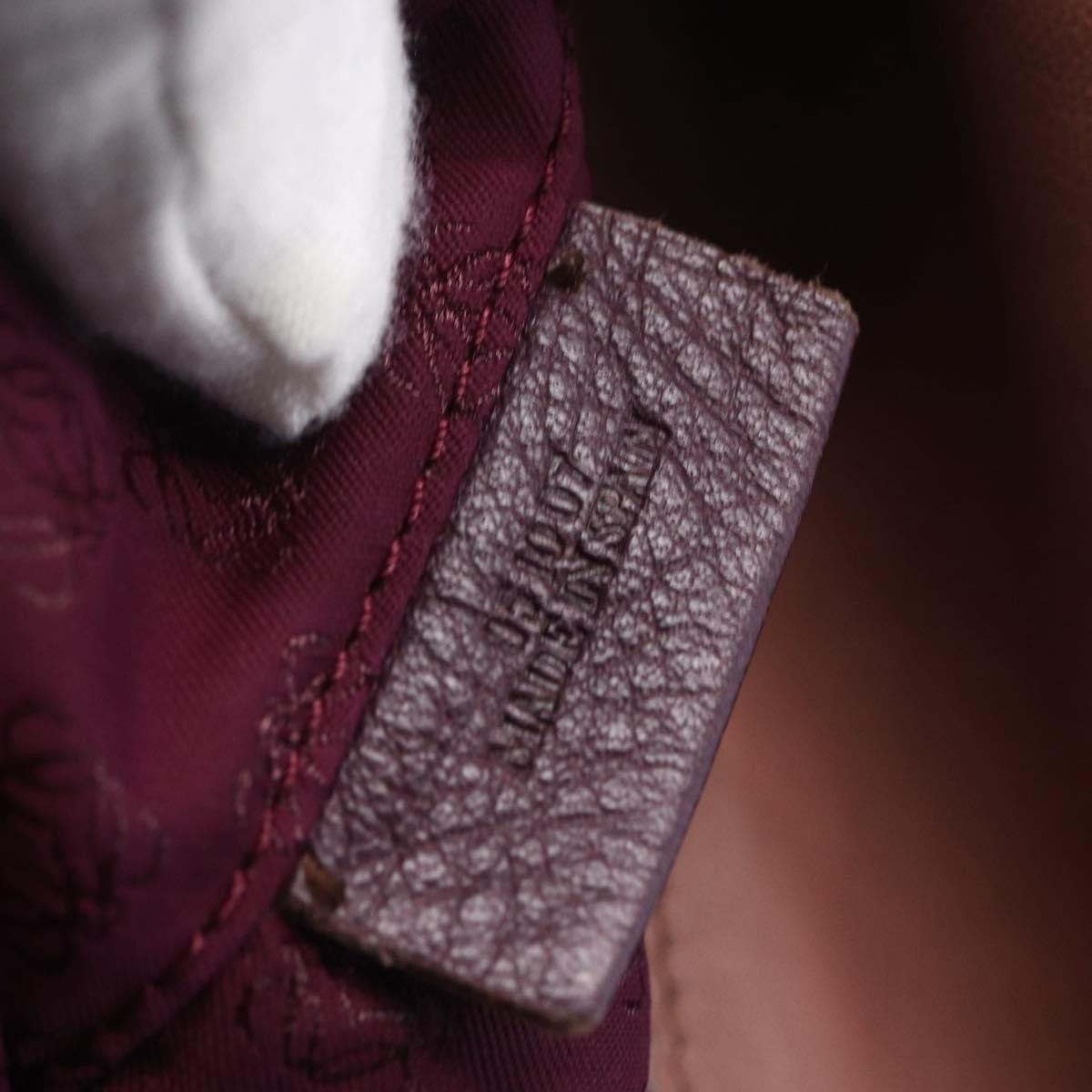 Loewe Vintage Anagram Tote Leather, PINK, LEATHER, Tote bag