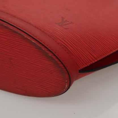 Louis Vuitton Saint Jacques Handbag Epi Leather, RED, LEATHER, Shoulder bag