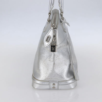 Louis Vuitton Suhali Lockit Handbag Leather, SILVER, LEATHER, Handbag