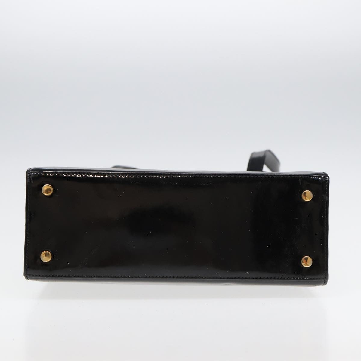 Salvatore Ferragamo Vala Shoulder Bag Patent Leather, BLACK, PATENT_LEATHER, Shoulder bag