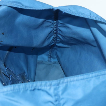 Prada Robot Open Tote Tessuto, BLUE, NYLON, Tote bag