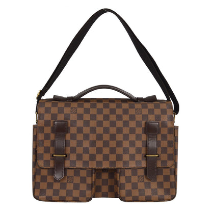 Louis Vuitton Broadway Bag Damier, BROWN, CANVAS, Shoulder bag