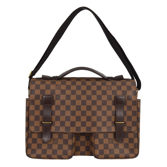 Louis Vuitton Broadway Bag Damier, BROWN, CANVAS, Shoulder bag