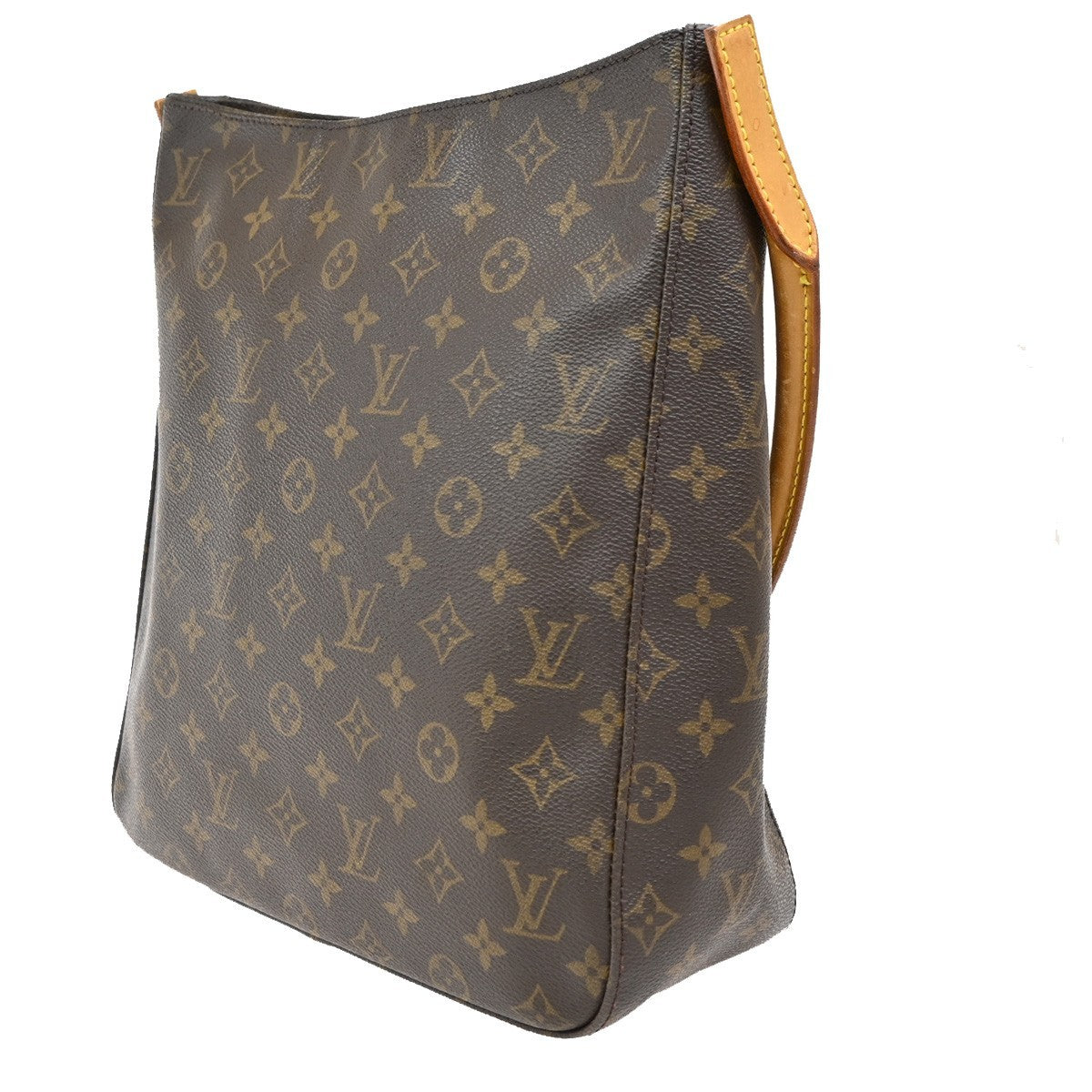 Louis Vuitton Looping Handbag Monogram Canvas, BROWN, CANVAS, Shoulder bag