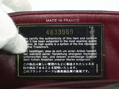 Chanel Vintage ID Bracelet Flap Bag Quilted Lambskin, BLACK, LEATHER, Handbag