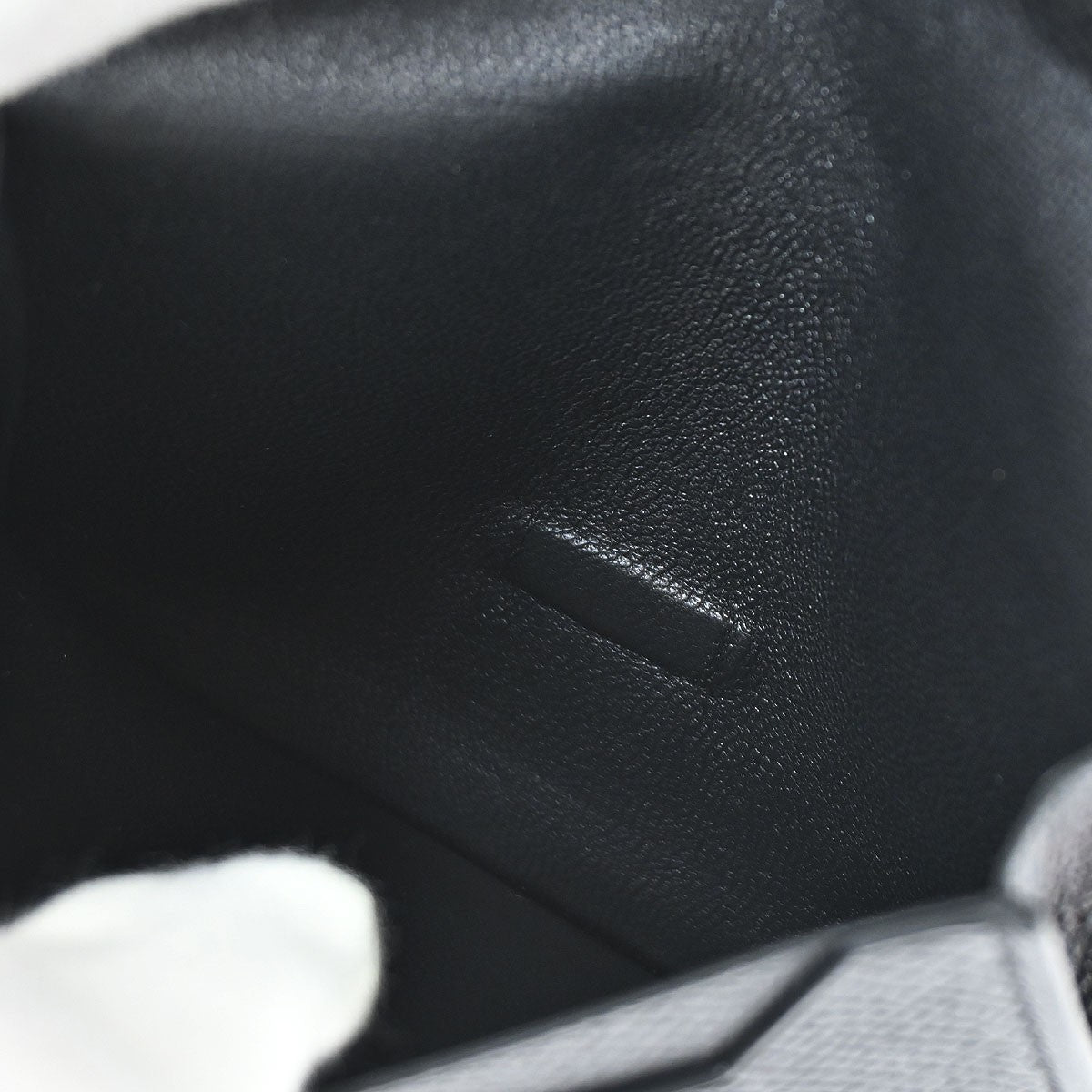Hermes Bearn Wallet Epsom, Black, Leather, Wallet