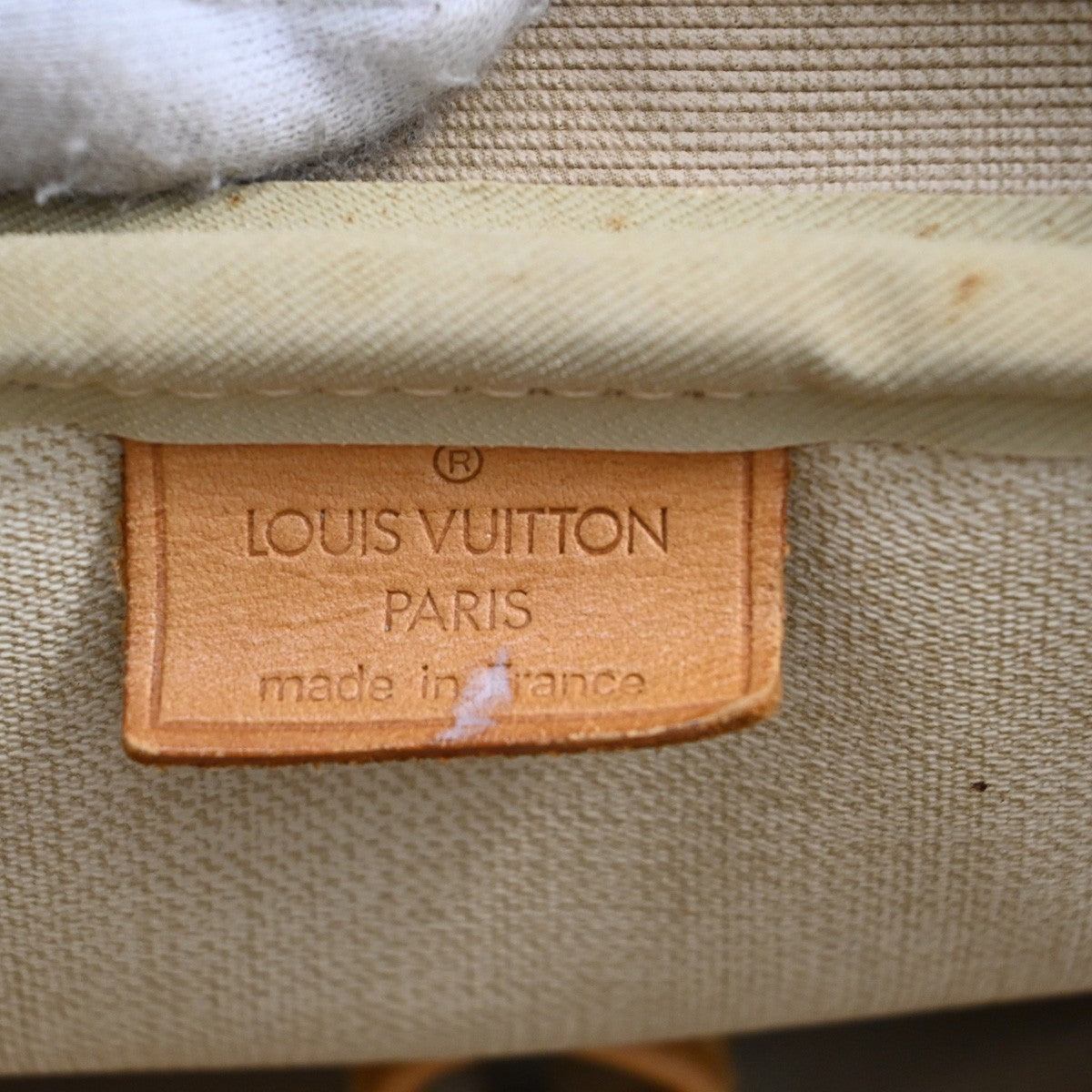 Louis Vuitton Deauville Handbag Monogram Canvas, BROWN, LEATHER, Handbag