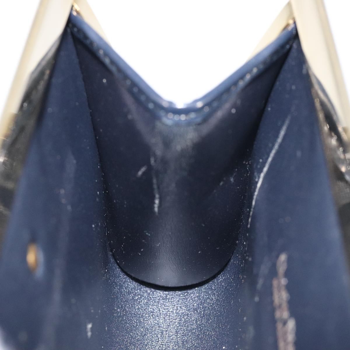 Christian Dior Vintage Trotter Pouch Canvas, NAVY, CANVAS, Clutche & pouche