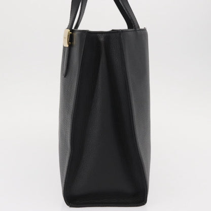 Burberry Vintage Handbag Leather, BLACK, LEATHER, Handbag