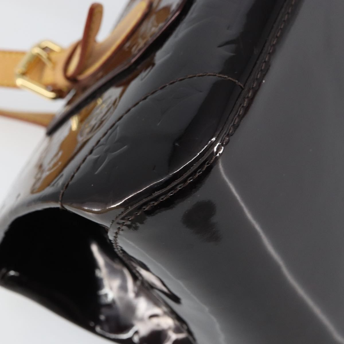 Louis Vuitton Rosewood Avenue Handbag Monogram Vernis, PURPLE, PATENT_LEATHER, Shoulder bag