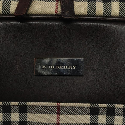 Burberry Nova Check Bowling Bag Canvas, BEIGE, NYLON, Bag