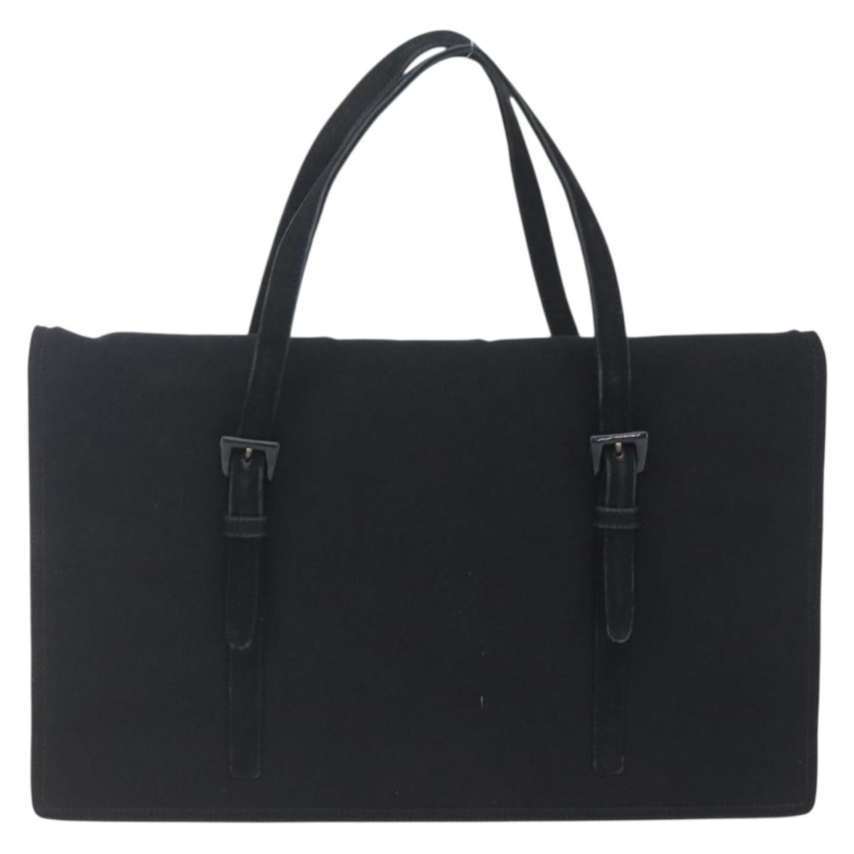 Prada Vintage Handbag Cotton, BLACK, COTTON, Handbag