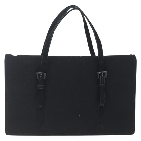 Prada Vintage Handbag Cotton, BLACK, COTTON, Handbag