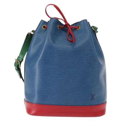 Louis Vuitton Tricolor Noe Handbag Epi Leather, BLUE, LEATHER, Shoulder bag