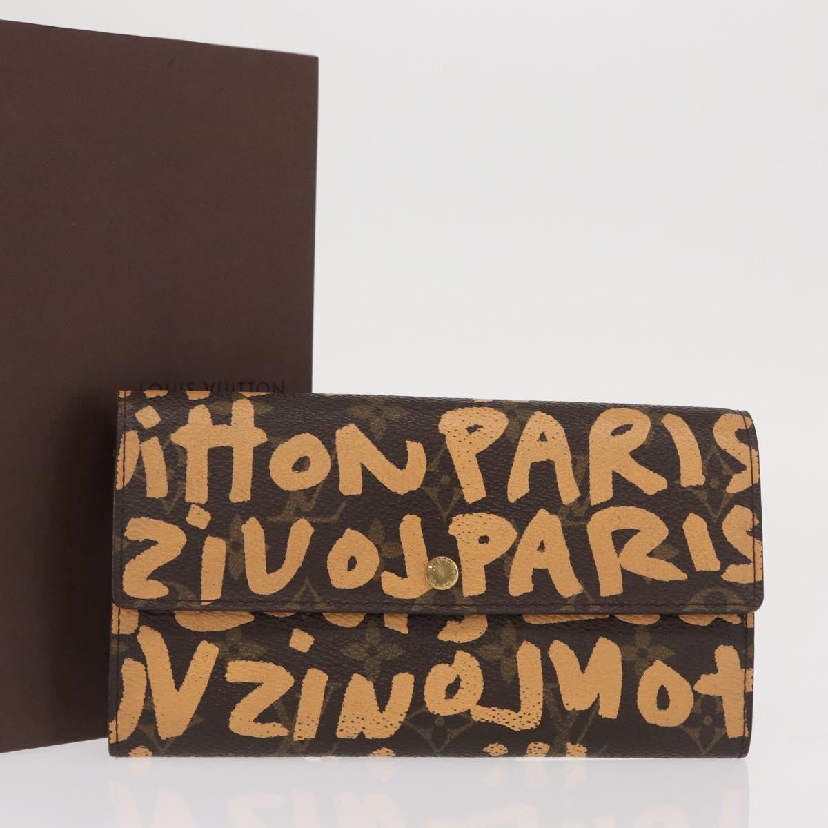 Louis Vuitton Vintage Sarah Wallet Monogram Canvas, ORANGE, CANVAS, Wallets