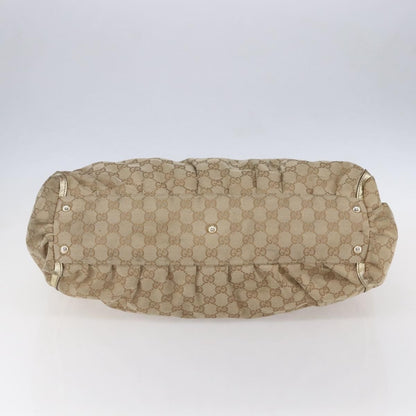 Gucci D-Ring Shoulder Bag GG Canvas, BEIGE, CANVAS, Tote bag