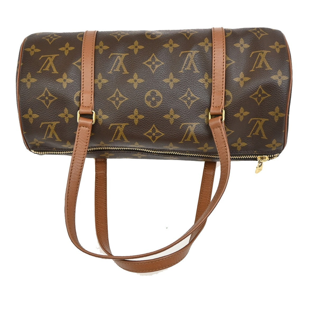Louis Vuitton Papillon Handbag Monogram Canvas, BROWN, CANVAS, Handbag