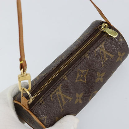Louis Vuitton Papillon Pochette Monogram Canvas, BROWN, CANVAS, Clutche & pouche