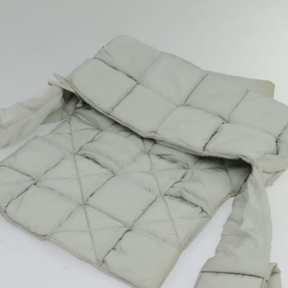 Bottega Veneta Padded Tech Cassette Crossbody Bag Intrecciato Nylon, GRAY, NYLON, Shoulder bag