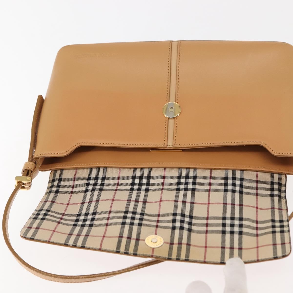 Burberry Shoulder Bag Leather, BEIGE, LEATHER, Shoulder bag