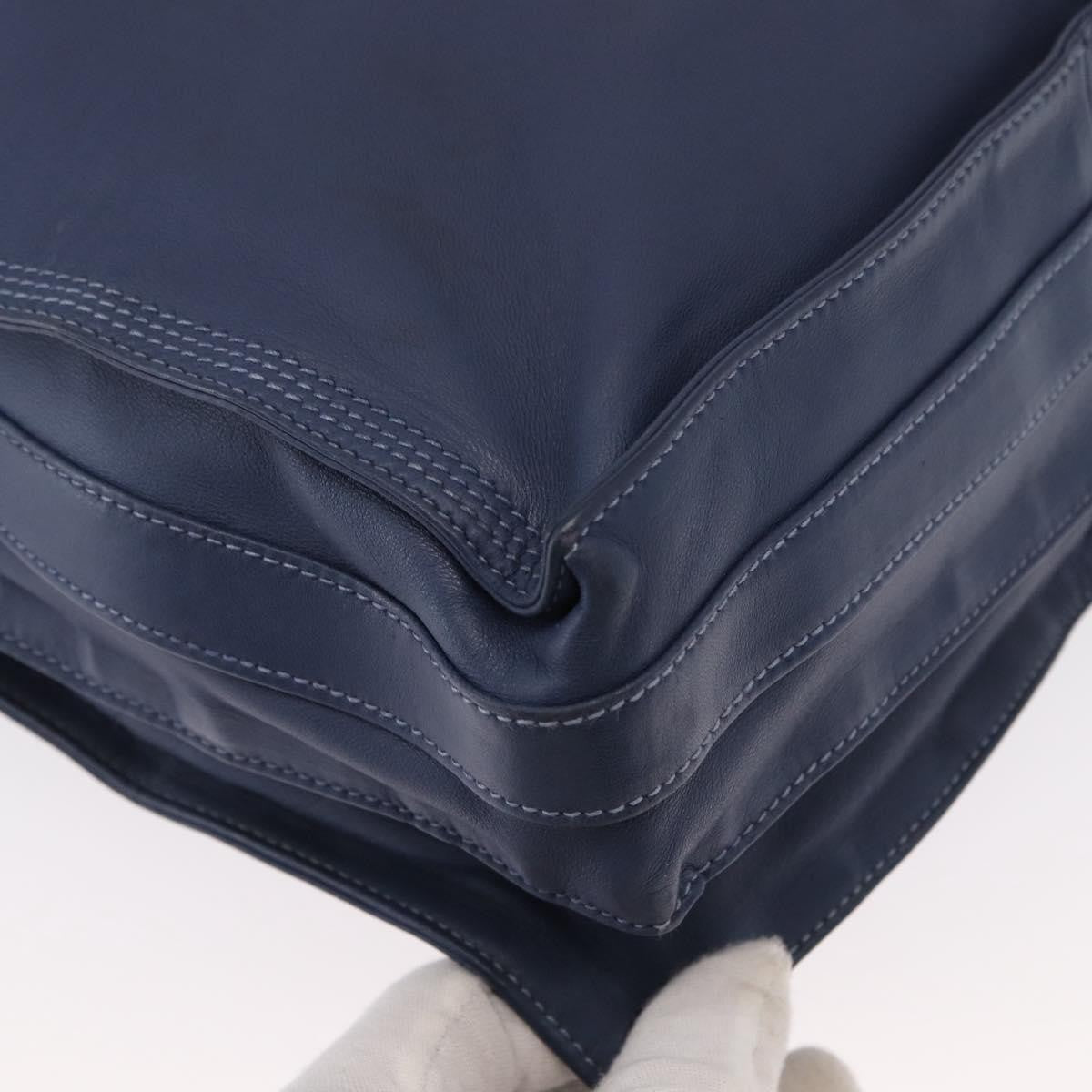 Loewe Flamenco Bag Leather, BLUE, LEATHER, Shoulder bag