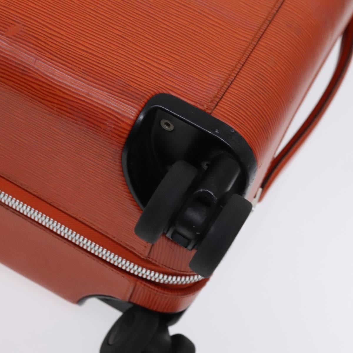 Louis Vuitton Horizon Luggage Epi Leather, ORANGE, LEATHER, Travel bag