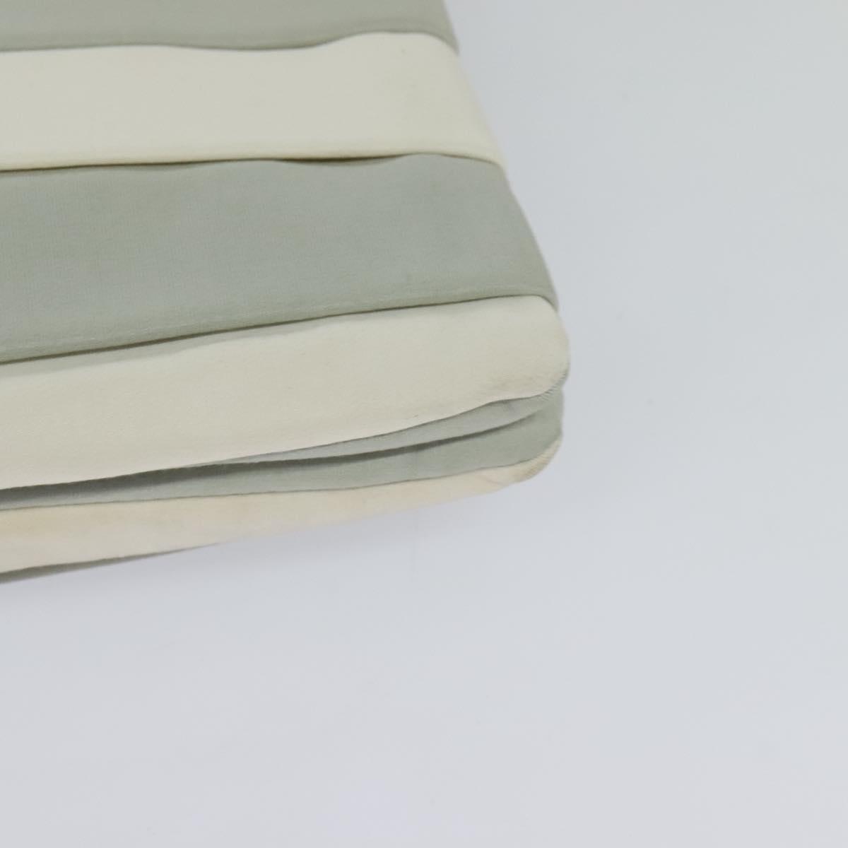 Chanel Mademoiselle Lock Chain Flap Bag Grosgrain, GRAY, NYLON, Handbag