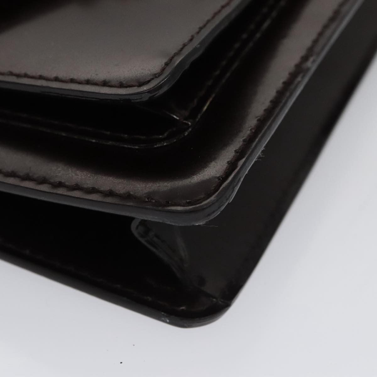 Louis Vuitton Monceau Handbag Vernis, BURGUNDY, PATENT_LEATHER, Handbag