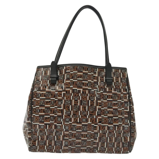 Salvatore Ferragamo Tote Bag Canvas, BLACK, CANVAS, Tote bag