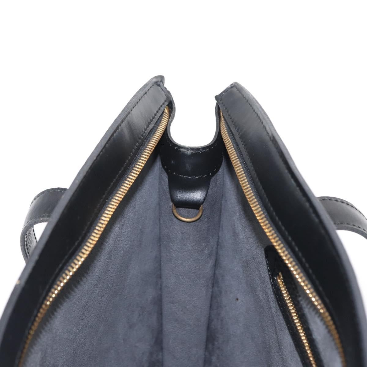 Louis Vuitton Saint Jacques Handbag Epi Leather, BLACK, LEATHER, Shoulder bag