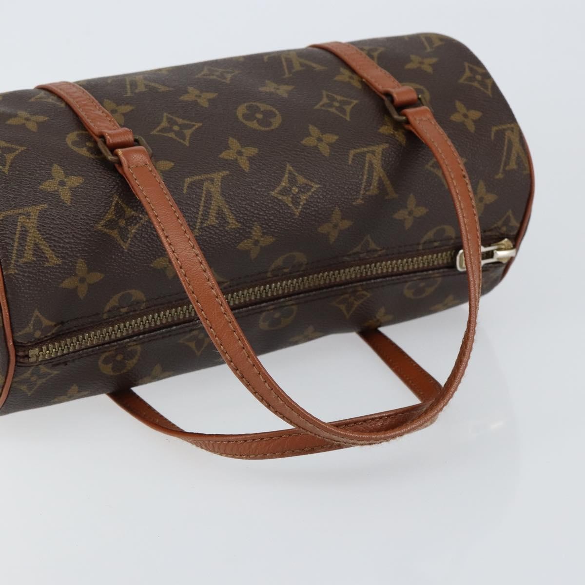 Louis Vuitton Papillon Handbag Monogram Canvas, BROWN, CANVAS, Handbag