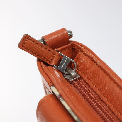 Burberry Front Pocket Messenger Bag Check Embossed Leather, BEIGE, CANVAS, Shoulder bag