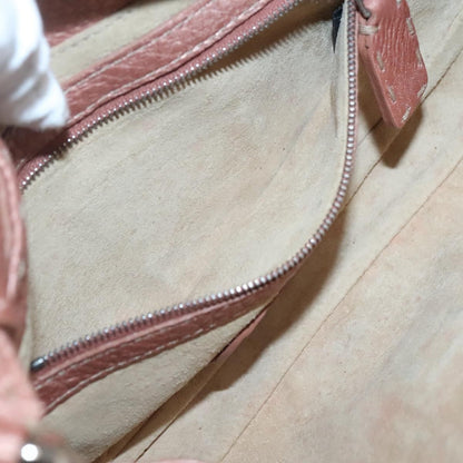 Fendi Vintage Selleria Flap Bag Leather, PINK, LEATHER, Shoulder bag